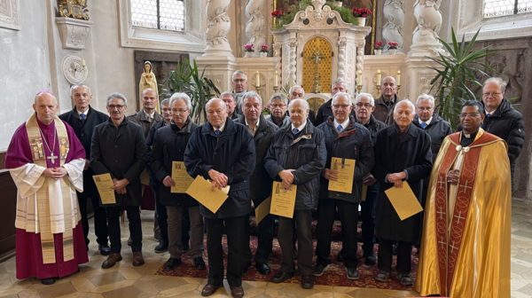 Männerkongregation Pfreimd ehrt langjährige Mitglieder